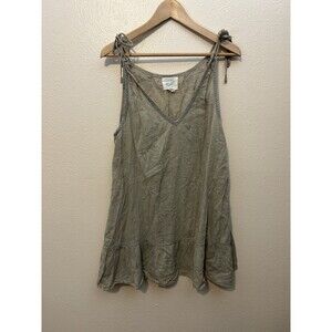Anthropologie Z&L S Tunic Top Blouse Embroidered Cover Up Beach Lagenlook Dress